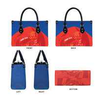 Cayman Islands Football 2026 Custom Leather Bag Sea Turtle Coat Of Arms Style