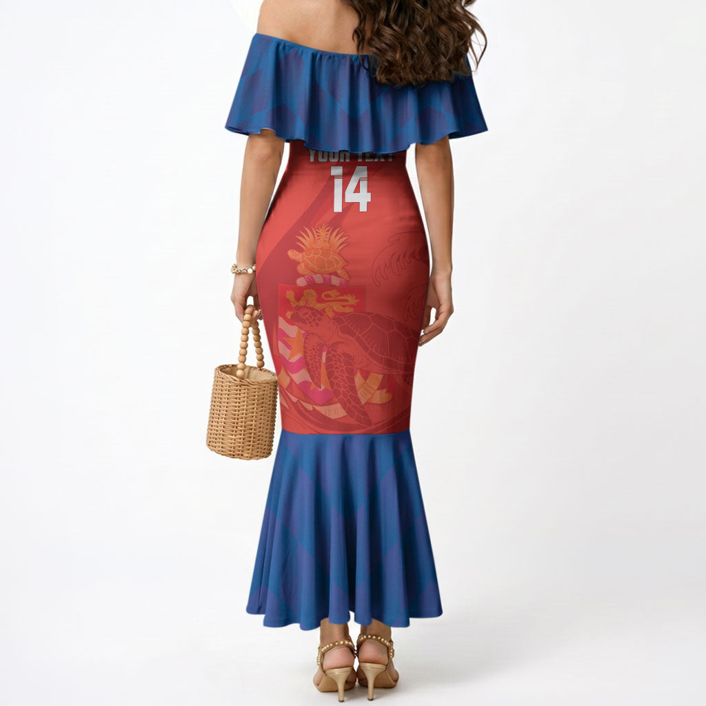 Cayman Islands Football 2026 Custom Mermaid Dress Sea Turtle Coat Of Arms Style