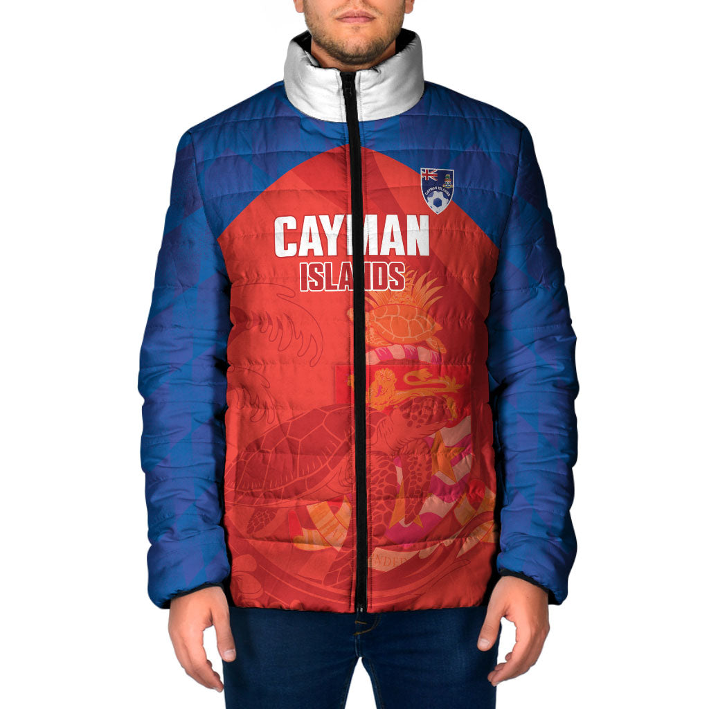 Cayman Islands Football 2026 Custom Padded Jacket Sea Turtle Coat Of Arms Style