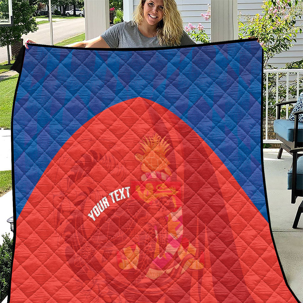 Cayman Islands Football 2026 Custom Quilt Sea Turtle Coat Of Arms Style