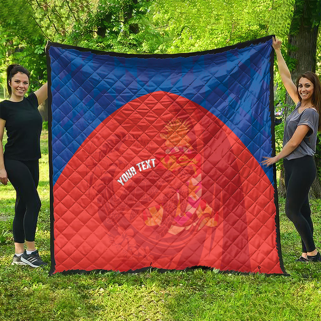 Cayman Islands Football 2026 Custom Quilt Sea Turtle Coat Of Arms Style