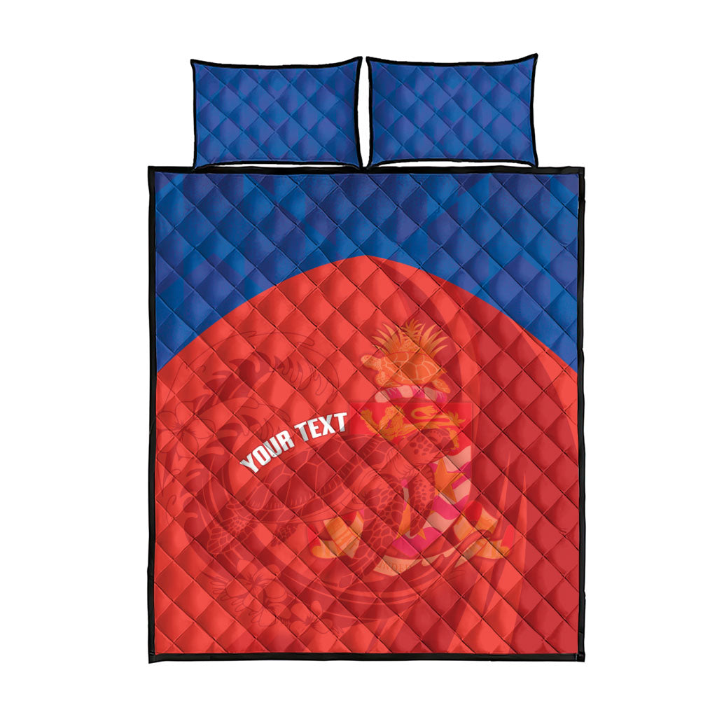 Cayman Islands Football 2026 Custom Quilt Bed Set Sea Turtle Coat Of Arms Style