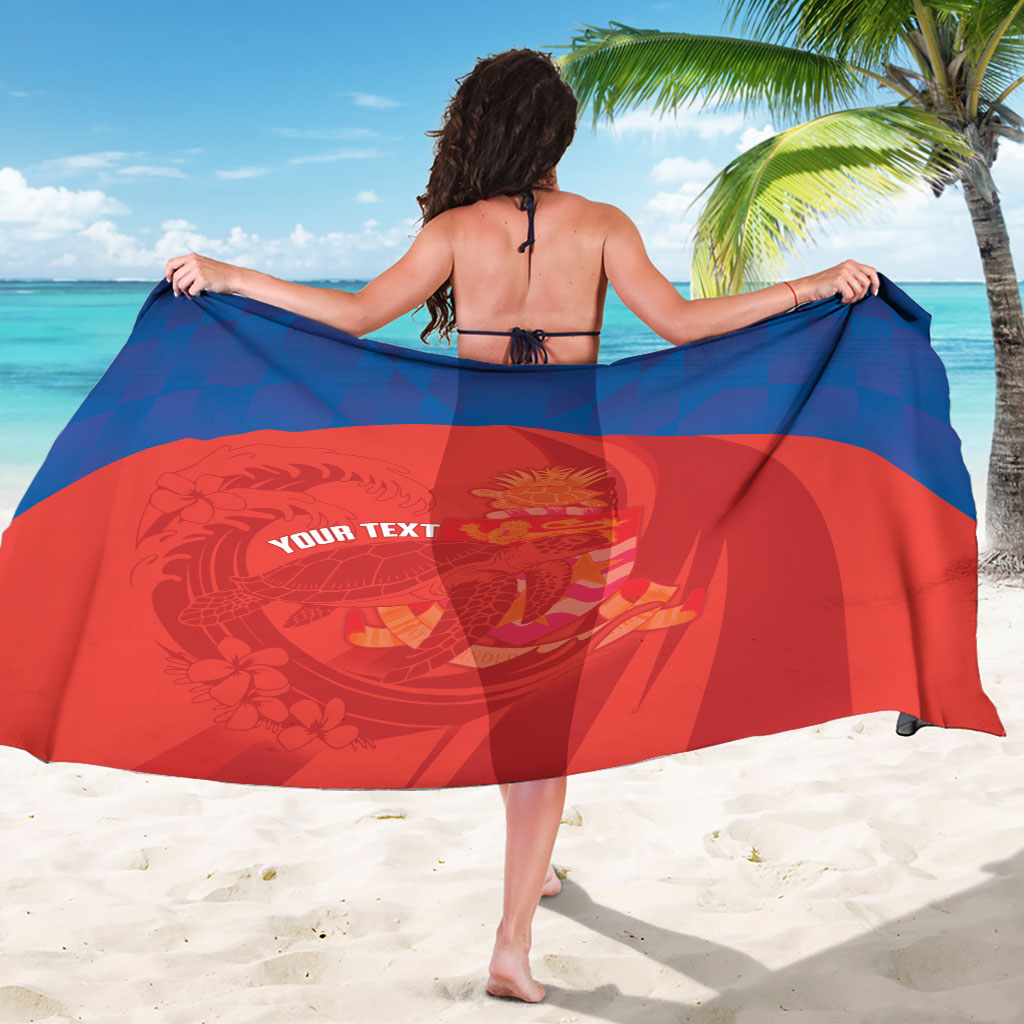 Cayman Islands Football 2026 Custom Sarong Sea Turtle Coat Of Arms Style
