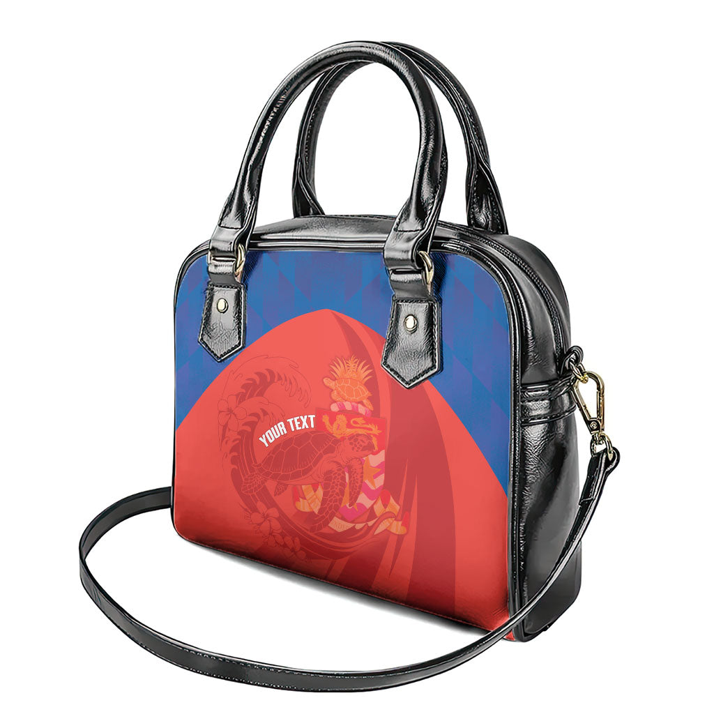 Cayman Islands Football 2026 Custom Shoulder Handbag Sea Turtle Coat Of Arms Style