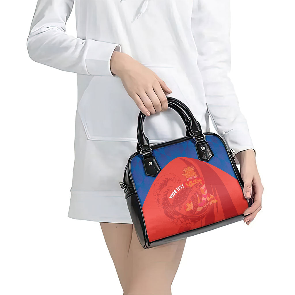 Cayman Islands Football 2026 Custom Shoulder Handbag Sea Turtle Coat Of Arms Style