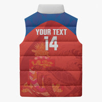 Cayman Islands Football 2026 Custom Sleeveless Puffer Jacket Sea Turtle Coat Of Arms Style