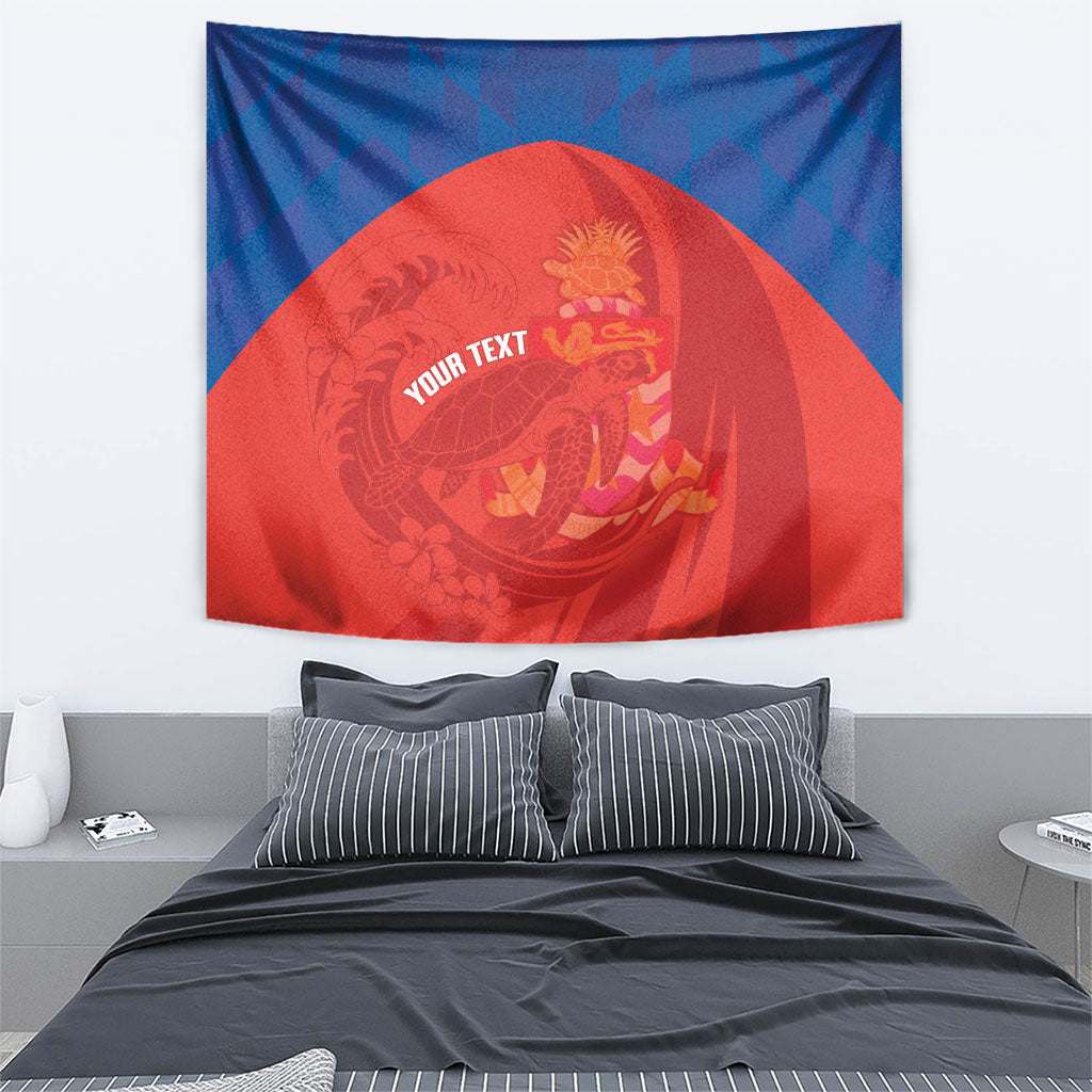 Cayman Islands Football 2026 Custom Tapestry Sea Turtle Coat Of Arms Style