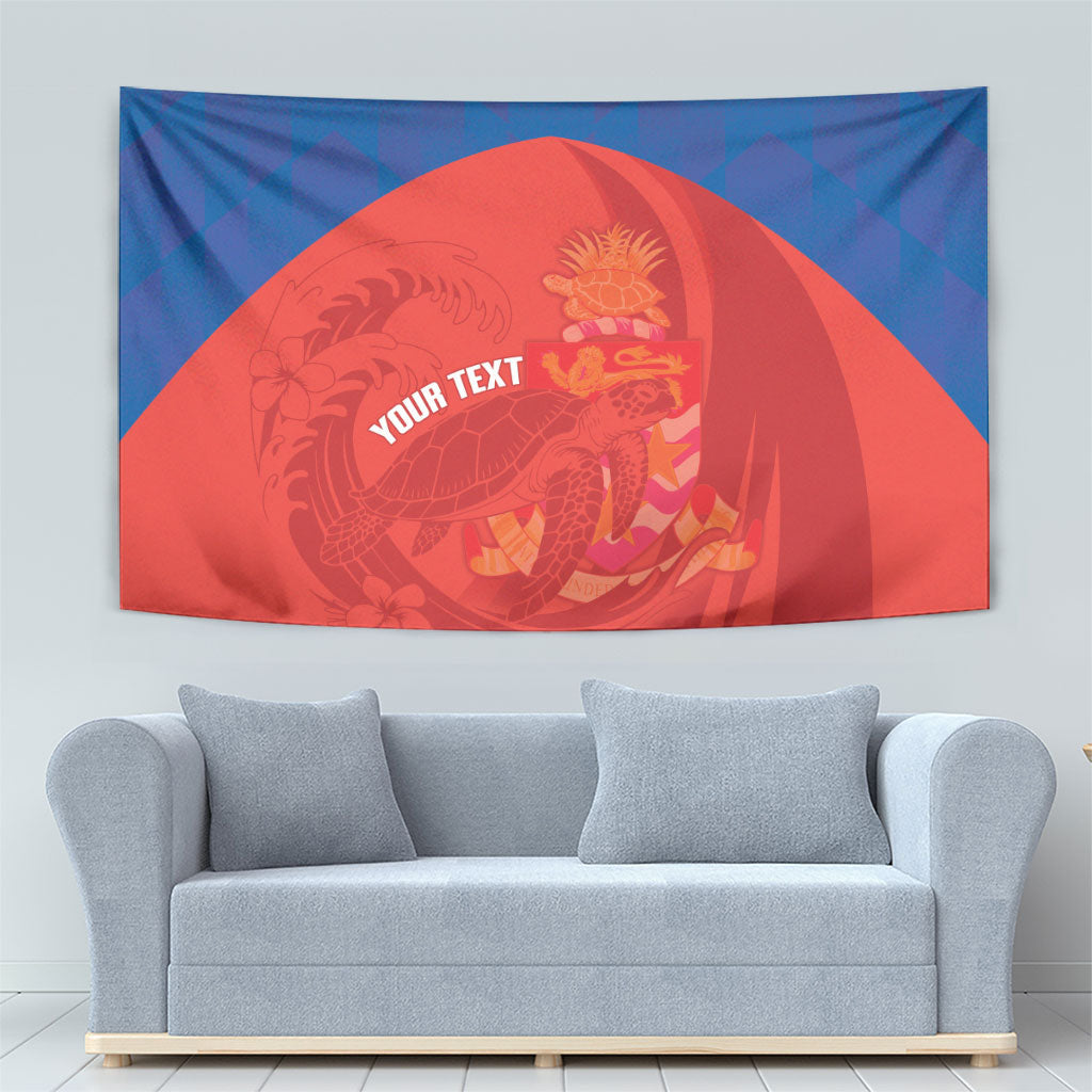 Cayman Islands Football 2026 Custom Tapestry Sea Turtle Coat Of Arms Style