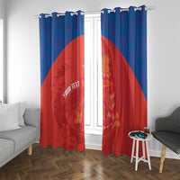 Cayman Islands Football 2026 Custom Window Curtain Sea Turtle Coat Of Arms Style