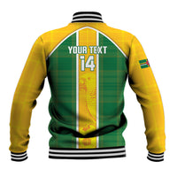 Dominica Football 2026 Custom Baseball Jacket Sisserou Parrot Madras Pattern
