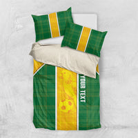 Dominica Football 2026 Custom Bedding Set Sisserou Parrot Madras Pattern