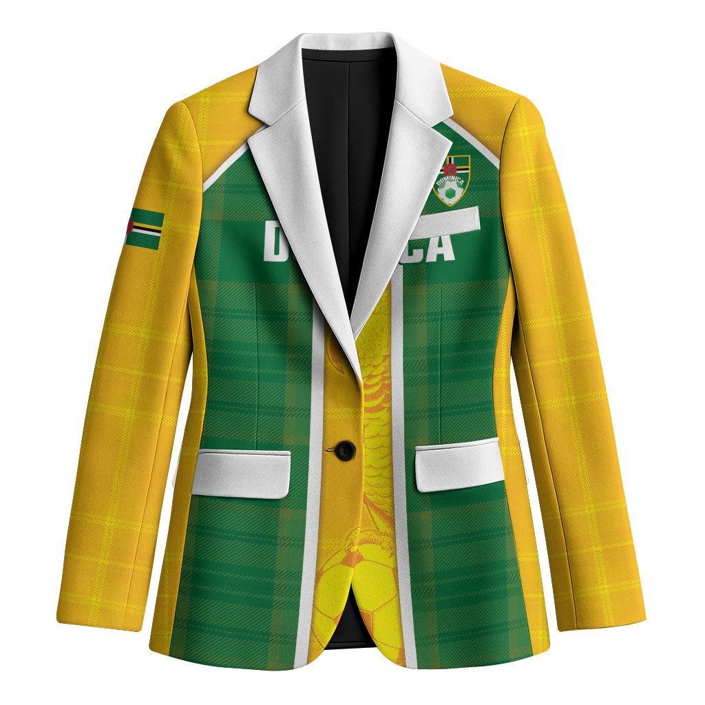 Dominica Football 2026 Custom Blazer Sisserou Parrot Madras Pattern