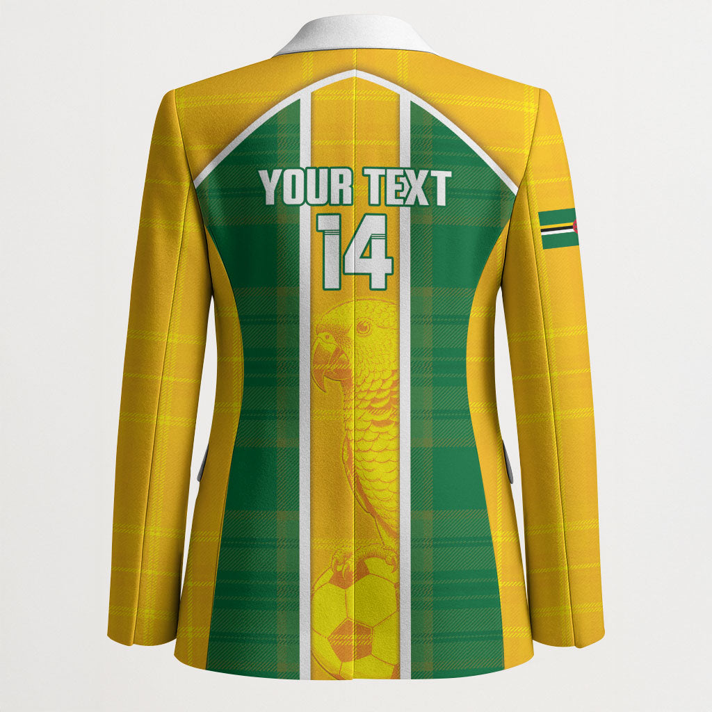 Dominica Football 2026 Custom Blazer Sisserou Parrot Madras Pattern