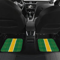 Dominica Football 2026 Custom Car Mats Sisserou Parrot Madras Pattern