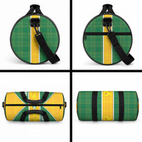 Dominica Football 2026 Custom Duffle Bag Sisserou Parrot Madras Pattern