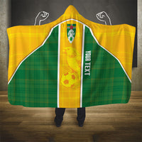 Dominica Football 2026 Custom Hooded Blanket Sisserou Parrot Madras Pattern