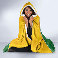 Dominica Football 2026 Custom Hooded Blanket Sisserou Parrot Madras Pattern
