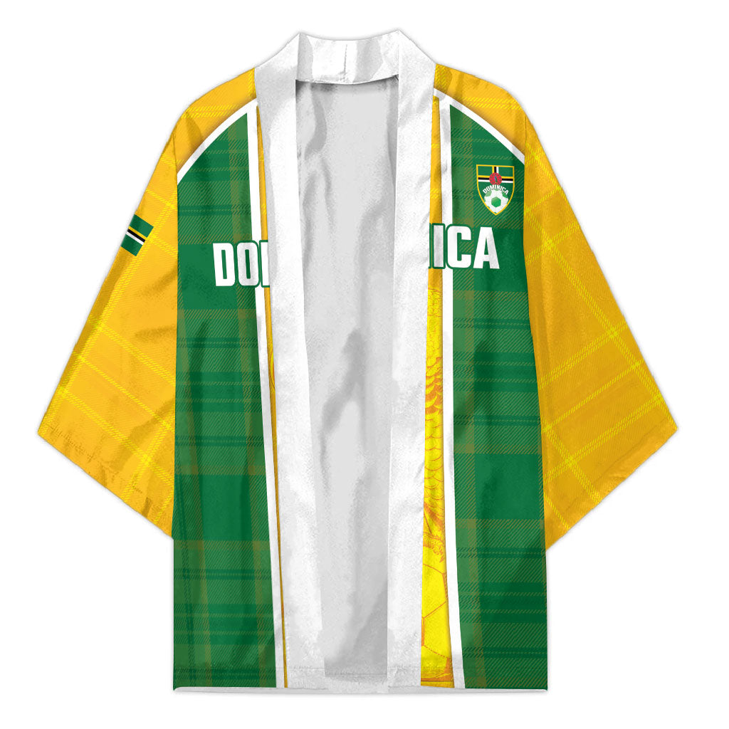 Dominica Football 2026 Custom Kimono Sisserou Parrot Madras Pattern