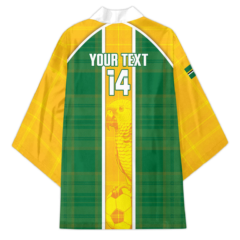 Dominica Football 2026 Custom Kimono Sisserou Parrot Madras Pattern