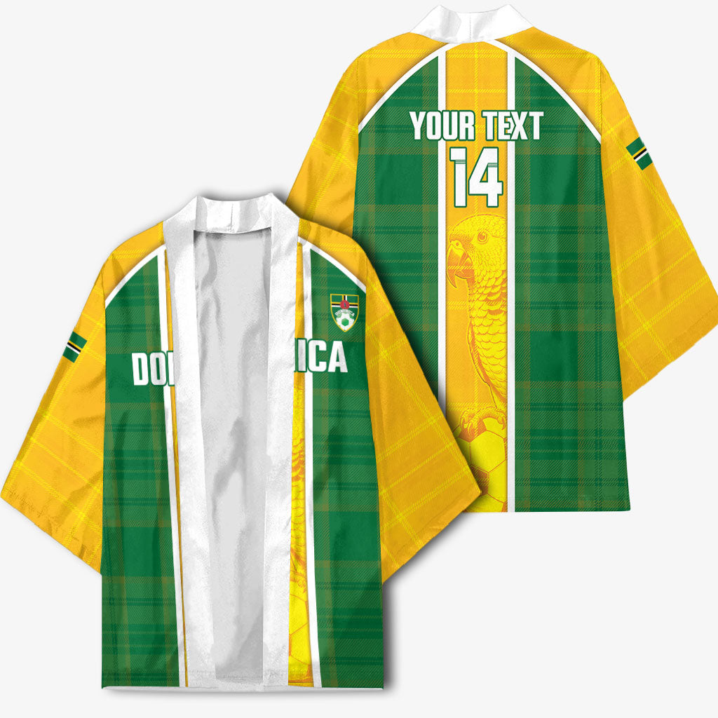 Dominica Football 2026 Custom Kimono Sisserou Parrot Madras Pattern