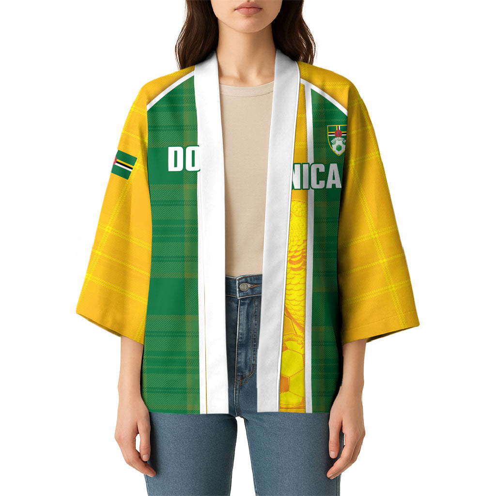 Dominica Football 2026 Custom Kimono Sisserou Parrot Madras Pattern