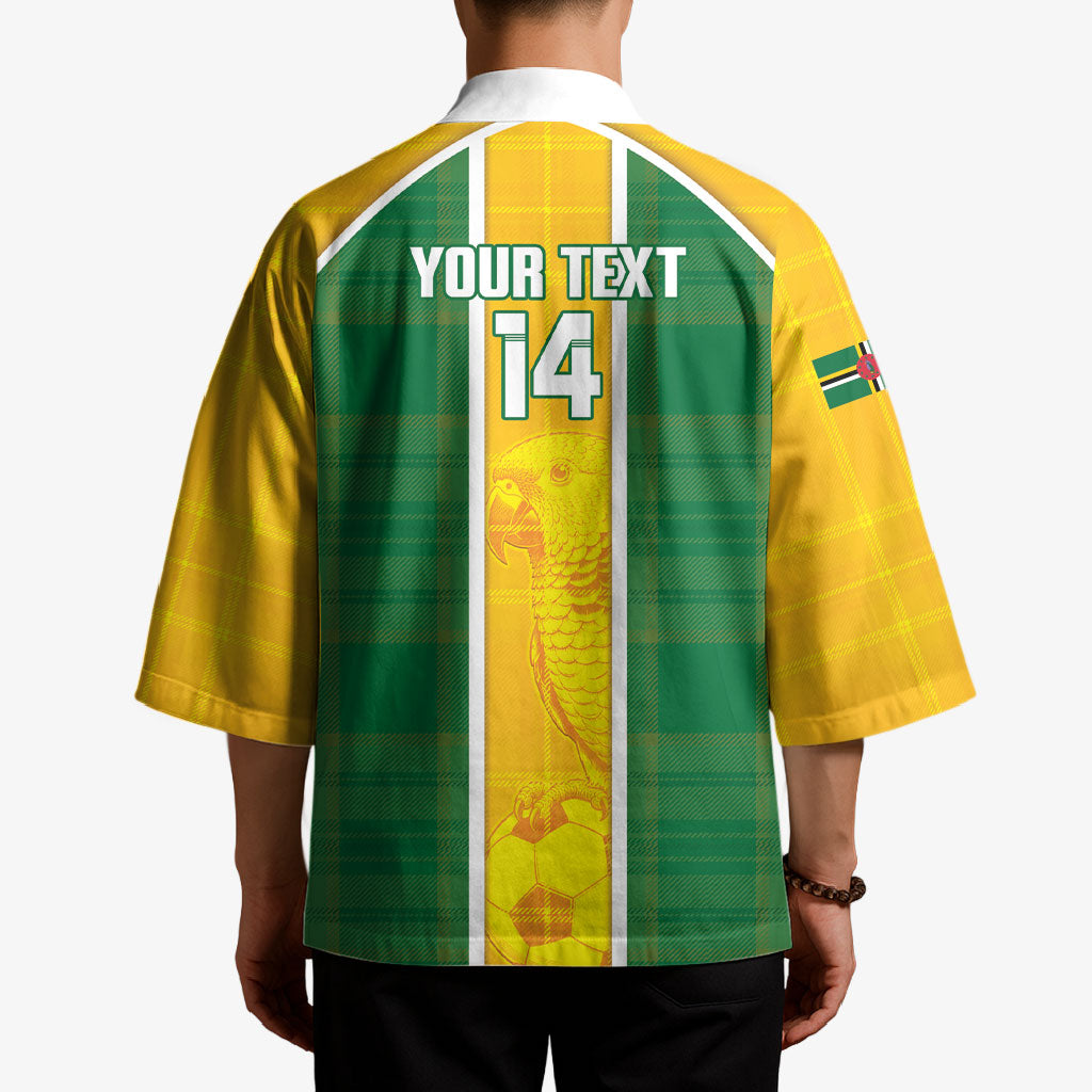 Dominica Football 2026 Custom Kimono Sisserou Parrot Madras Pattern