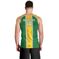 Dominica Football 2026 Custom Men Tank Top Sisserou Parrot Madras Pattern