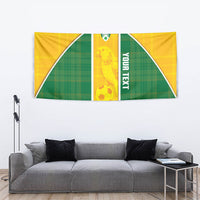 Dominica Football 2026 Custom Tapestry Sisserou Parrot Madras Pattern