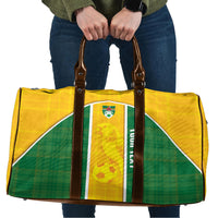 Dominica Football 2026 Custom Travel Bag Sisserou Parrot Madras Pattern