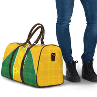 Dominica Football 2026 Custom Travel Bag Sisserou Parrot Madras Pattern