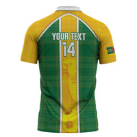 Dominica Football 2026 Custom Zipper Polo Shirt Sisserou Parrot Madras Pattern