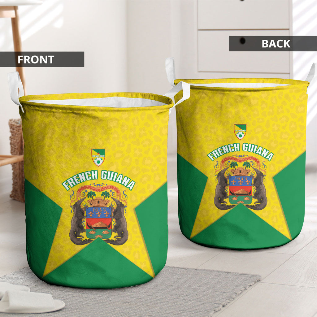 French Guiana Football 2026 Laundry Basket Allez Les Yana Dokos