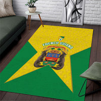 French Guiana Football 2026 Area Rug Allez Les Yana Dokos