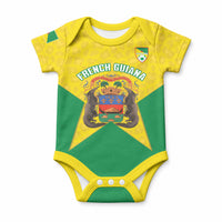 French Guiana Football 2026 Custom Baby Onesie Allez Les Yana Dokos