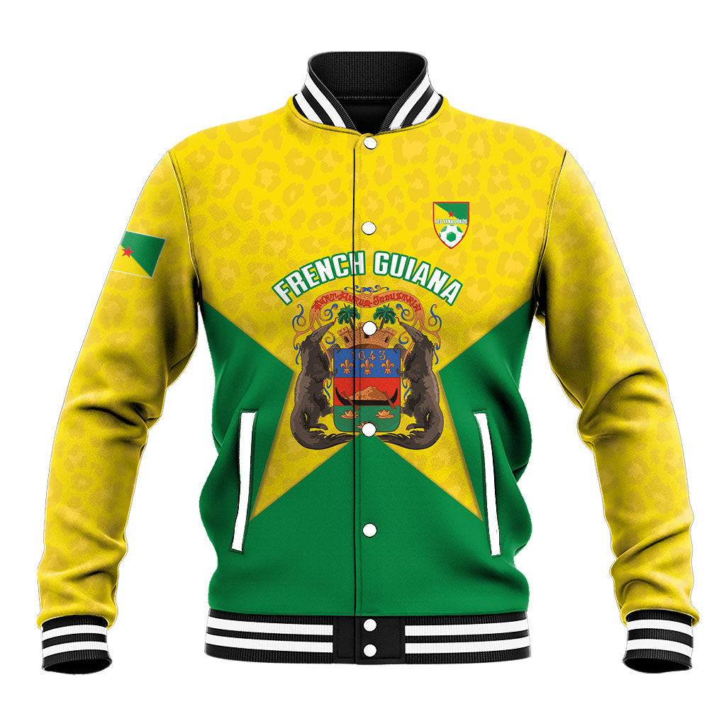 French Guiana Football 2026 Custom Baseball Jacket Allez Les Yana Dokos