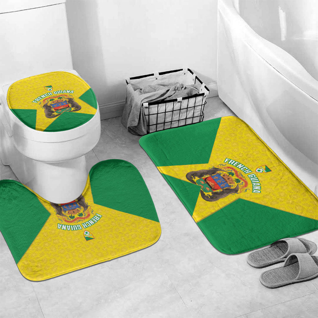French Guiana Football 2026 Bathroom Set Allez Les Yana Dokos