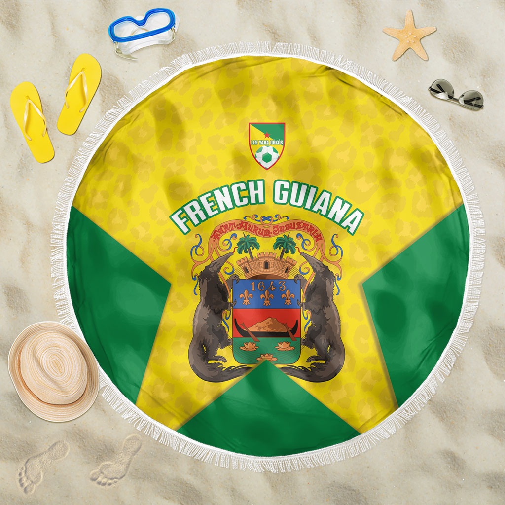 French Guiana Football 2026 Beach Blanket Allez Les Yana Dokos