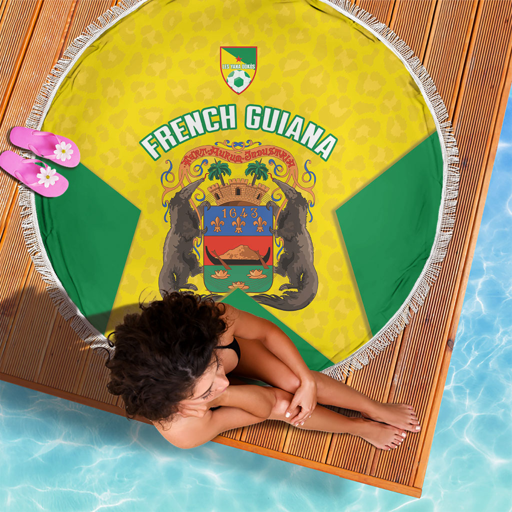 French Guiana Football 2026 Beach Blanket Allez Les Yana Dokos