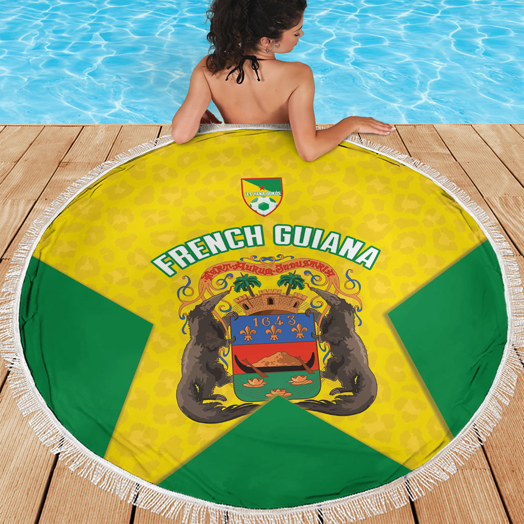 French Guiana Football 2026 Beach Blanket Allez Les Yana Dokos