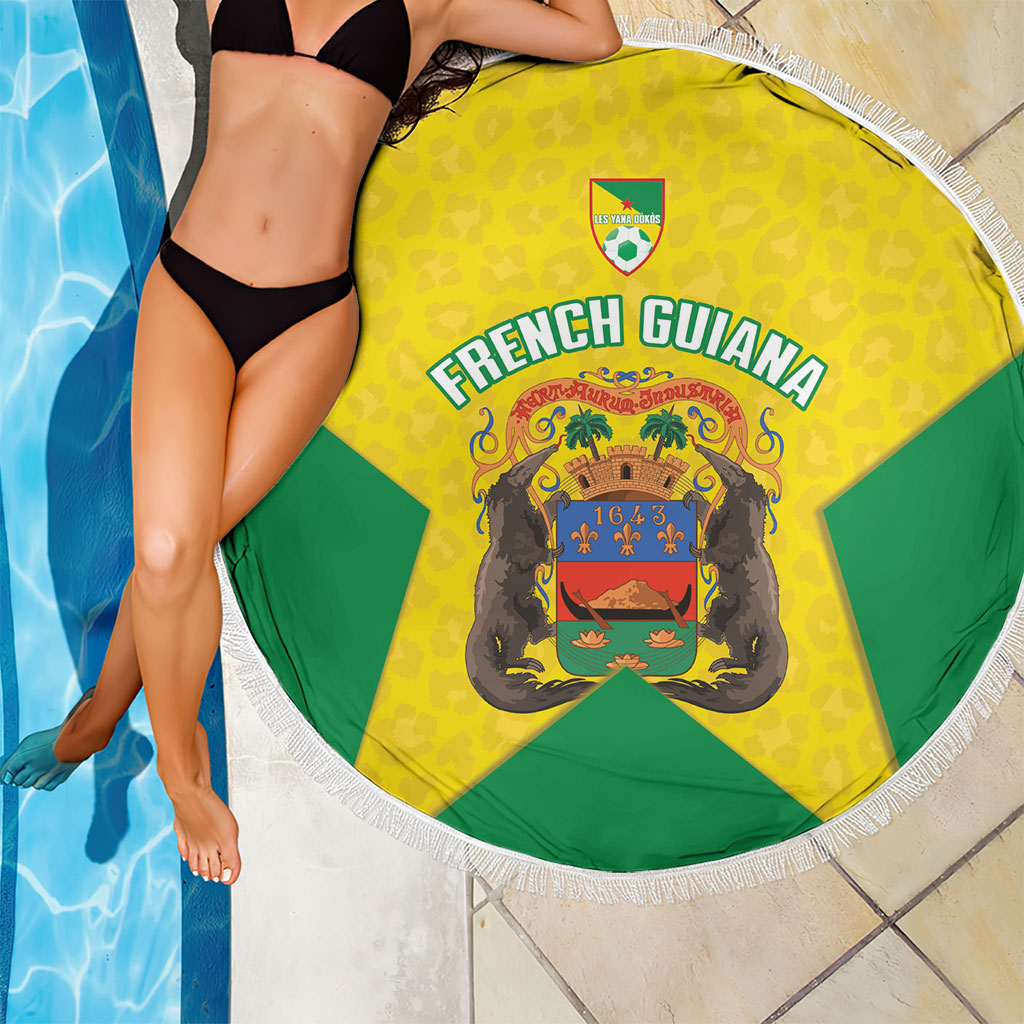 French Guiana Football 2026 Beach Blanket Allez Les Yana Dokos