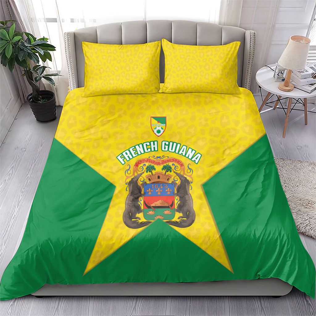 French Guiana Football 2026 Bedding Set Allez Les Yana Dokos