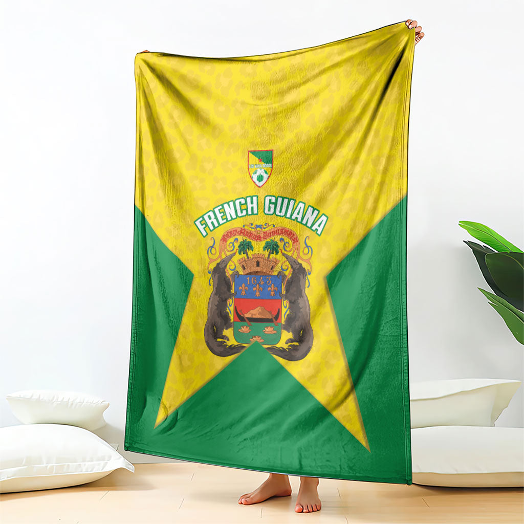French Guiana Football 2026 Blanket Allez Les Yana Dokos