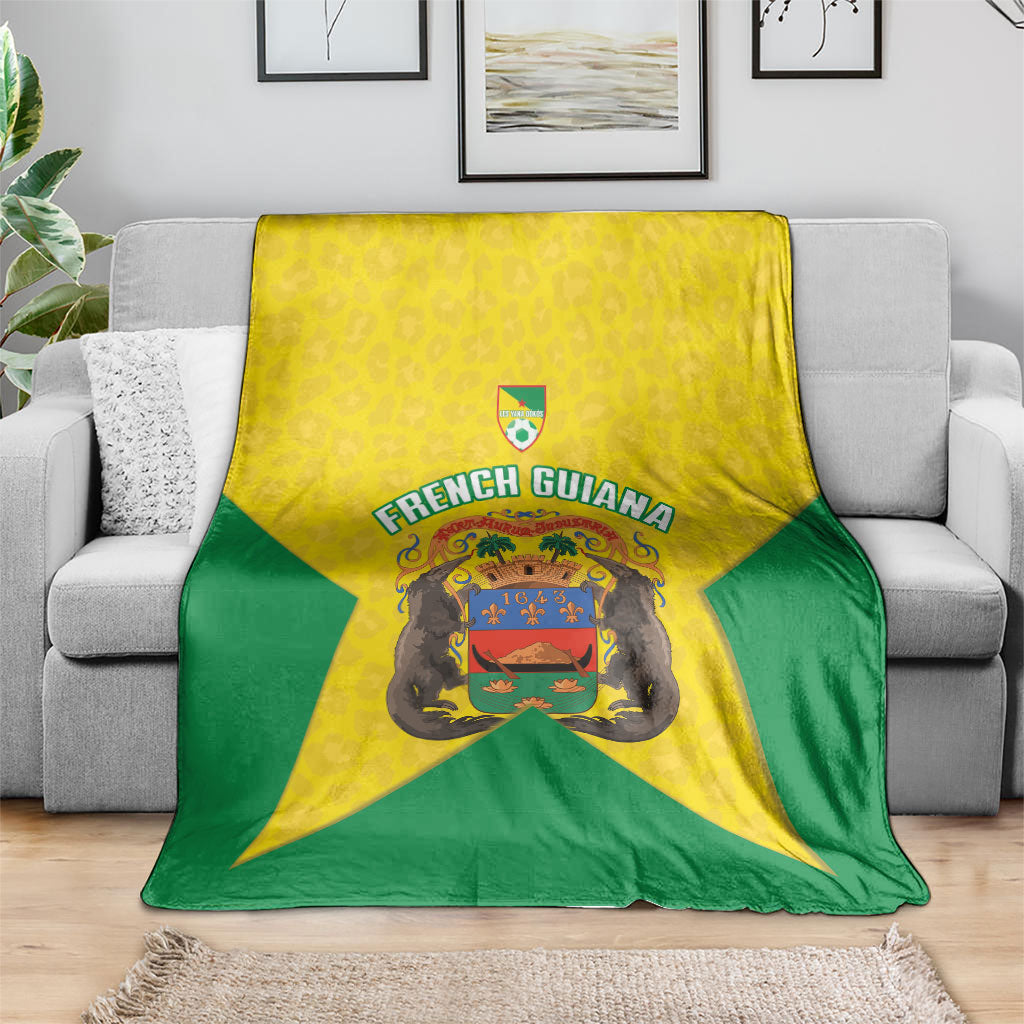 French Guiana Football 2026 Blanket Allez Les Yana Dokos