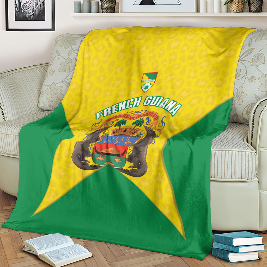 French Guiana Football 2026 Blanket Allez Les Yana Dokos
