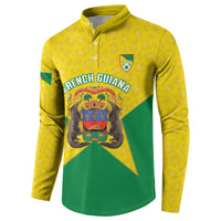 French Guiana Football 2026 Custom Button Sweatshirt Allez Les Yana Dokos