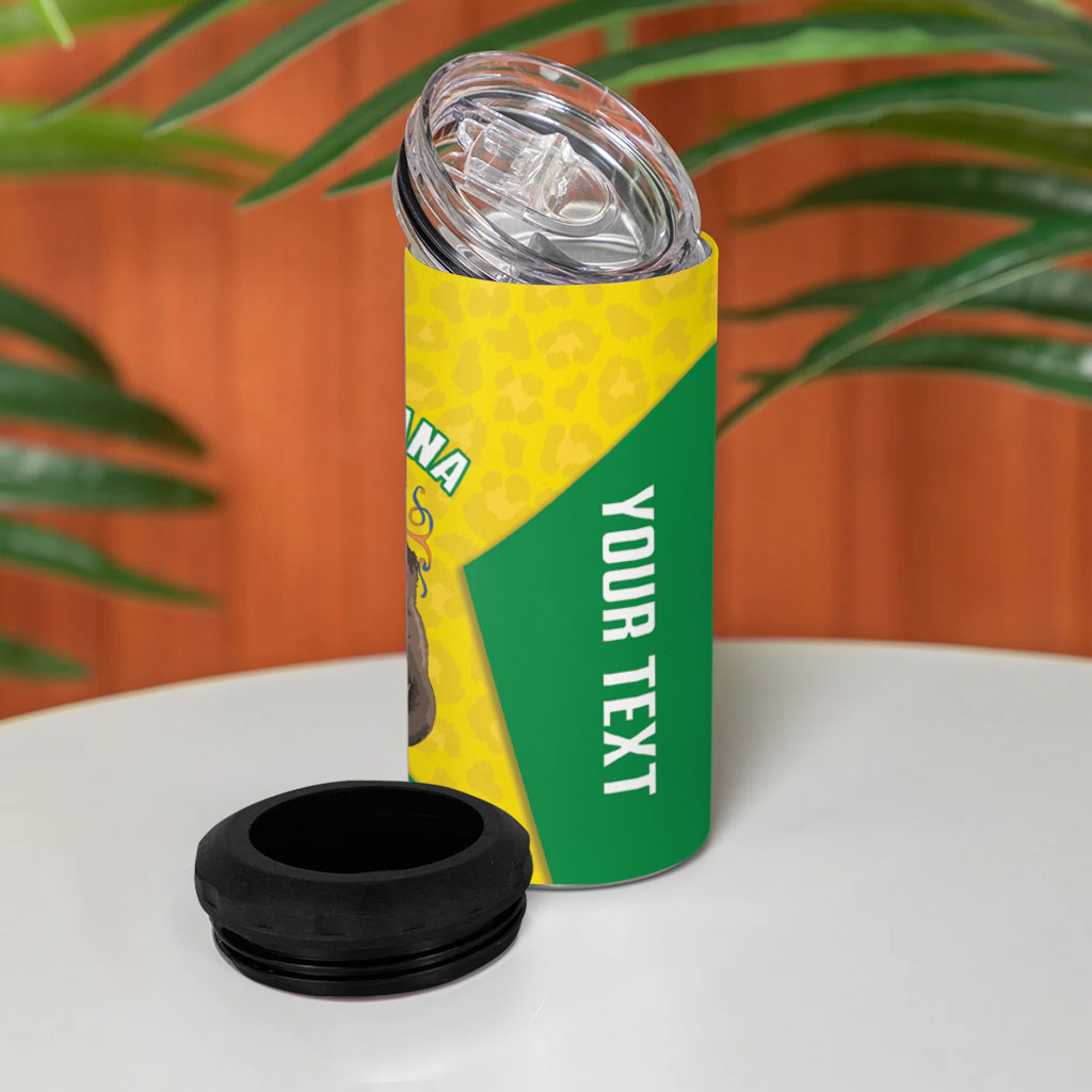 French Guiana Football 2026 Custom 4 in 1 Can Cooler Tumbler Allez Les Yana Dokos
