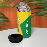 French Guiana Football 2026 Custom 4 in 1 Can Cooler Tumbler Allez Les Yana Dokos