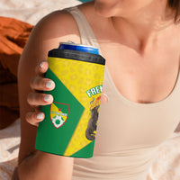 French Guiana Football 2026 Custom 4 in 1 Can Cooler Tumbler Allez Les Yana Dokos