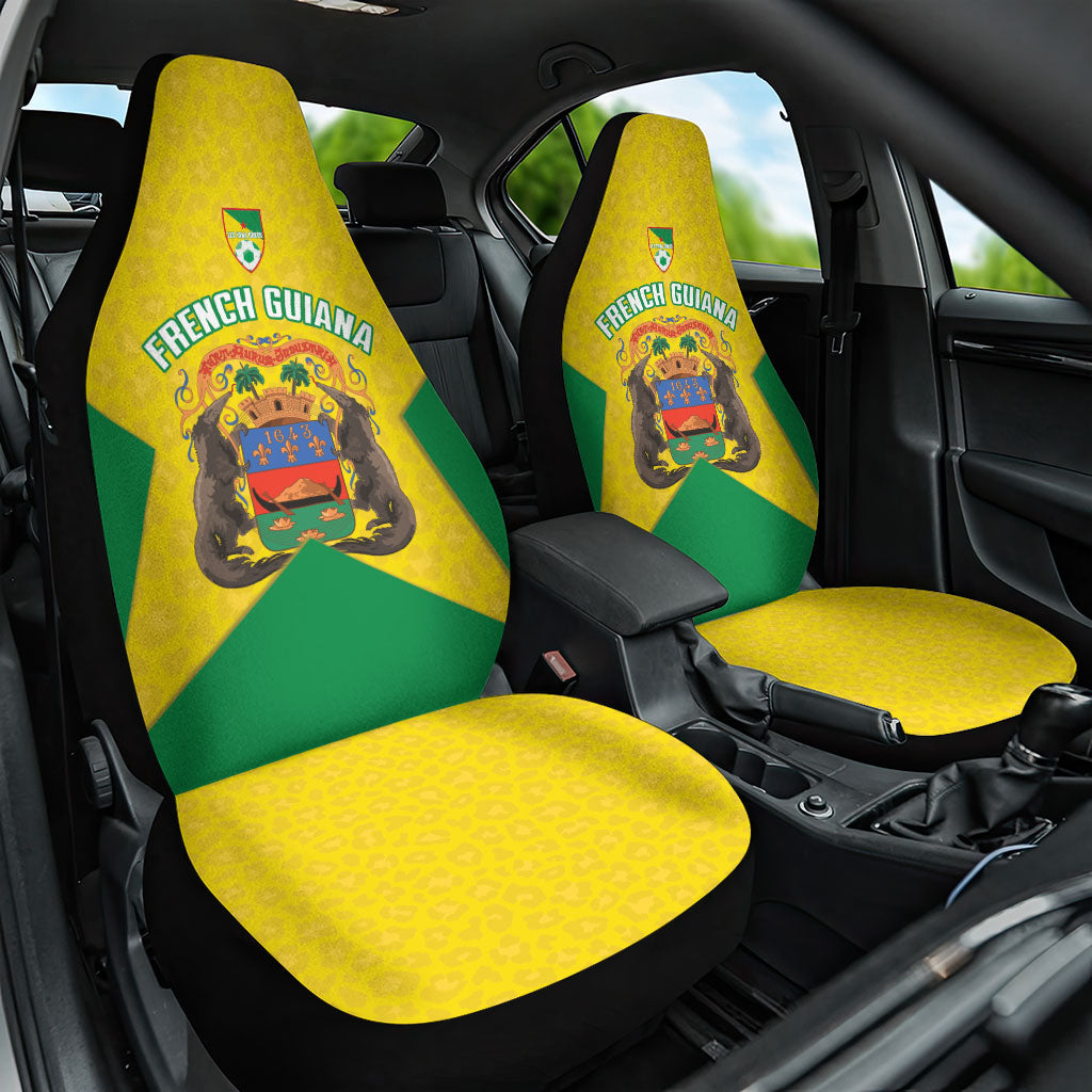 French Guiana Football 2026 Car Seat Cover Allez Les Yana Dokos
