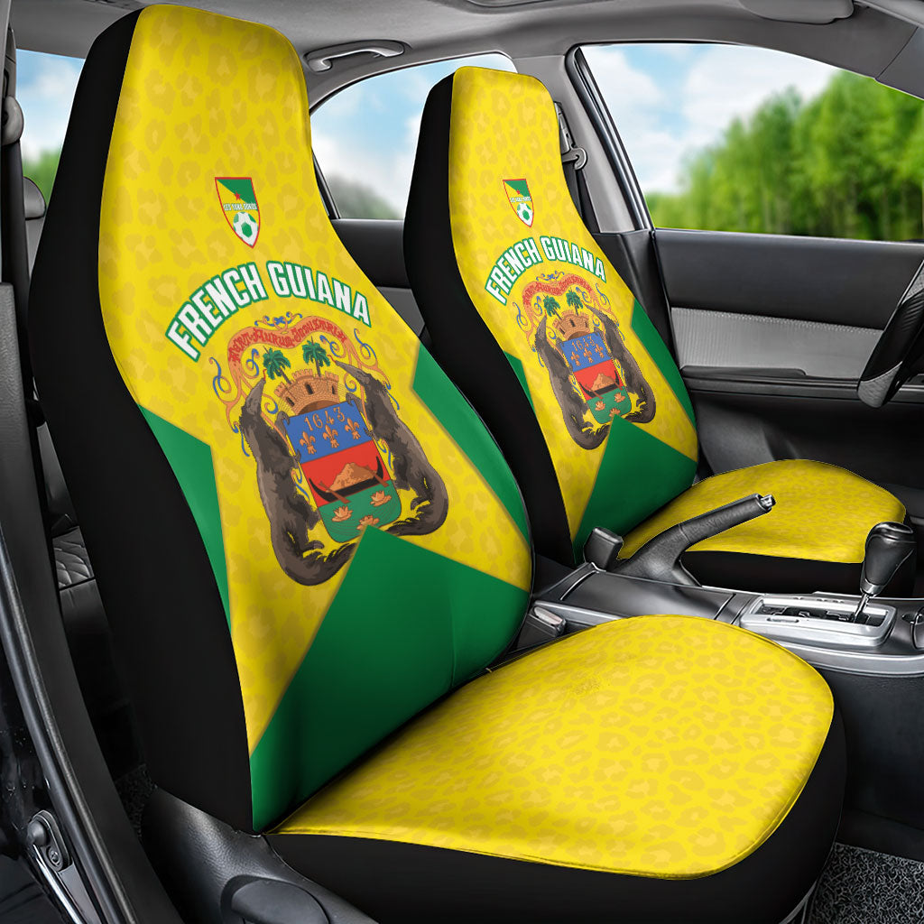 French Guiana Football 2026 Car Seat Cover Allez Les Yana Dokos